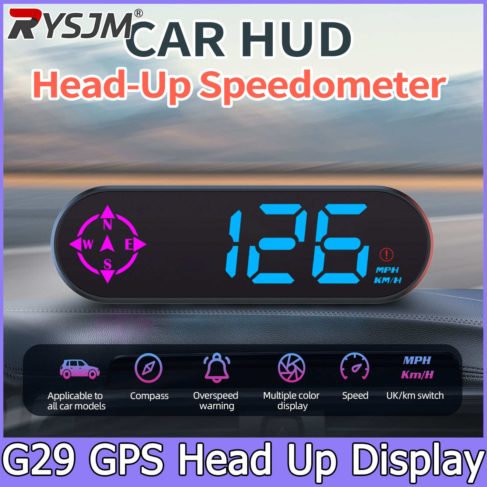Pc Security Lock - G29 자동차 헤드업 디스플레이 GPS HUD