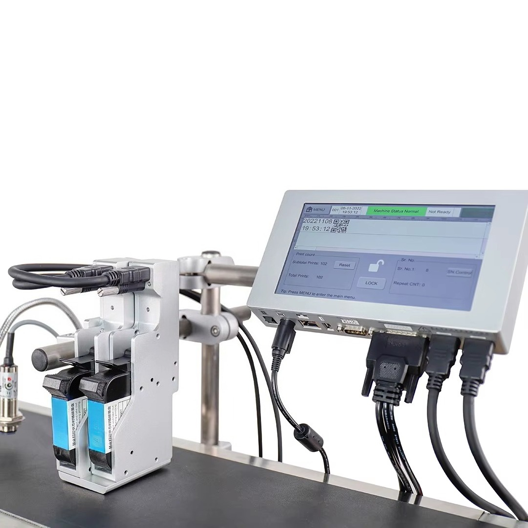 Label Printer Thermal - 온라인 열전사 잉크젯 코딩 프린터 (바코드/라벨/로고/QR코드/날짜/배치