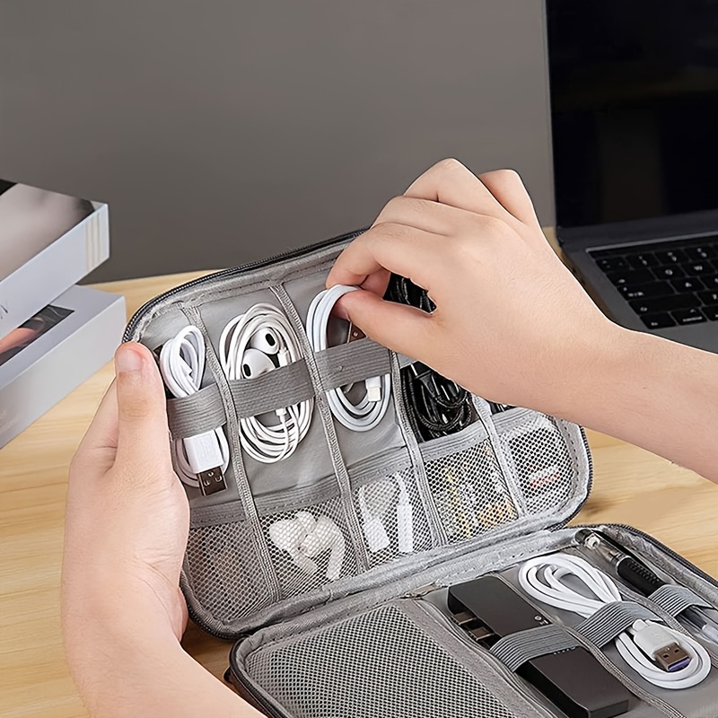 1개입 여행용 케이블 정리 케이스, 다중 포켓 전자 액 - Office Tech Gear 리뷰 및 가격