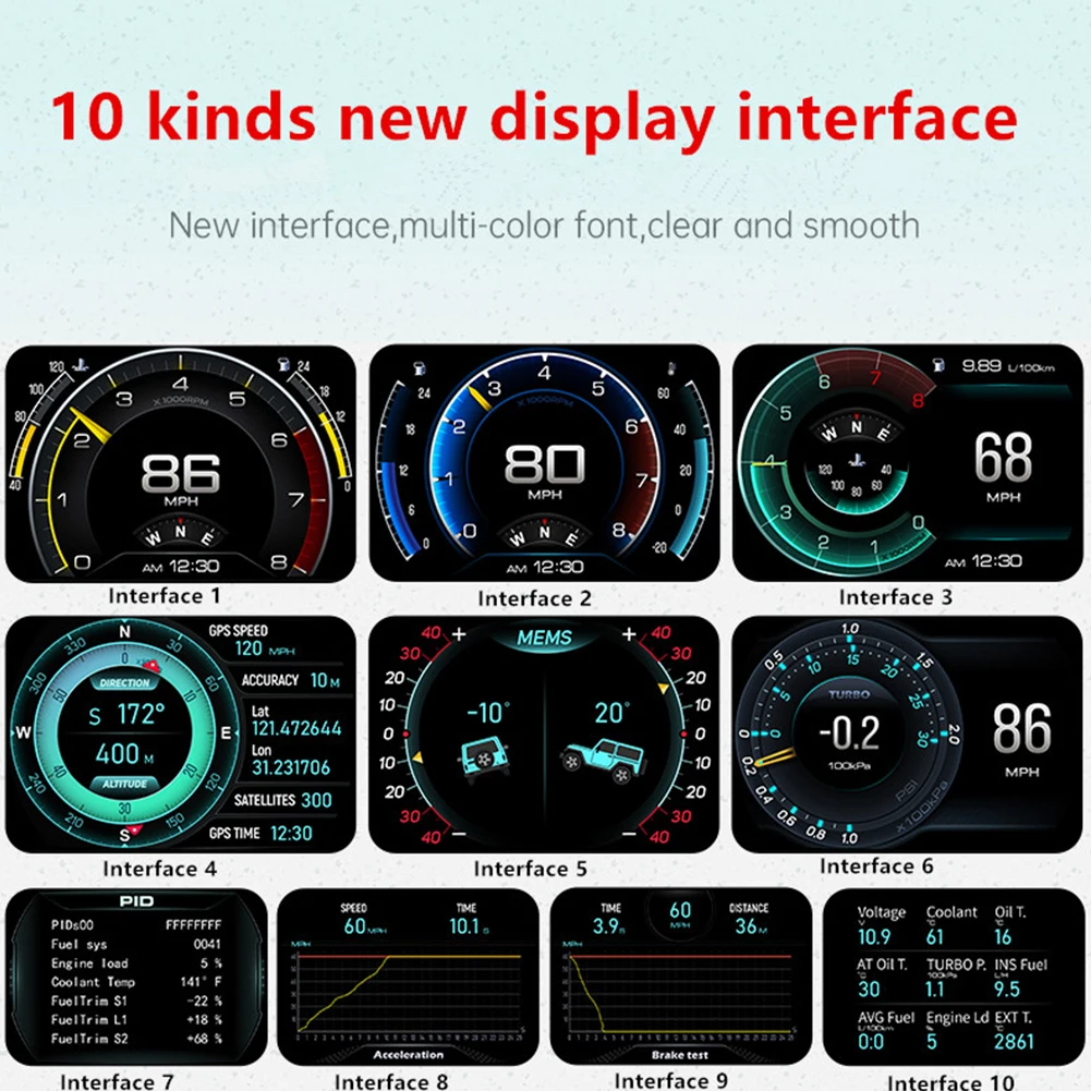 A700 자동차 HUD 온보드 컴퓨터 3 IN 1 게이 - Pc Security Lock 리뷰 및 가격