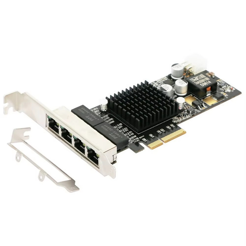 4 포트 PCIE POE 네트워크 카드 10/100/1 - Gigabit Network Card 리뷰 및 가격