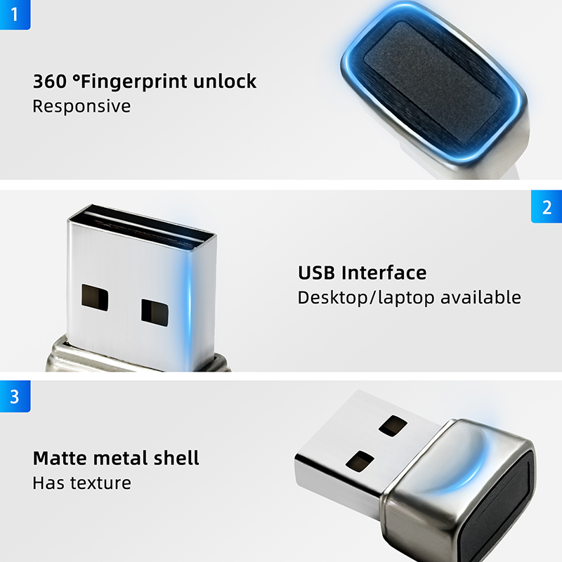 미니 생체 인식 지문 로그인 잠금 Windows 10  - Pc Security Lock 리뷰 및 가격